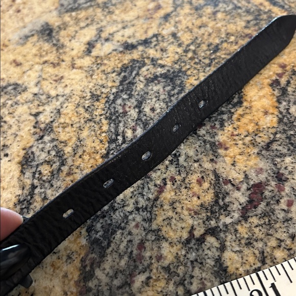 Studded multi chain Leather belt - Picture 8 of 10